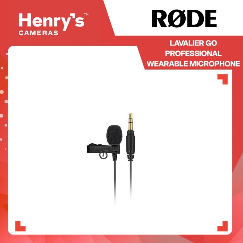 RODE LAVALIER GO PROFESSIONAL WEARABLE MICROPHONE